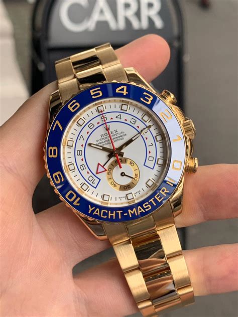 rolex yachtmaster 2 yellow gold review|rolex yacht master ii price.